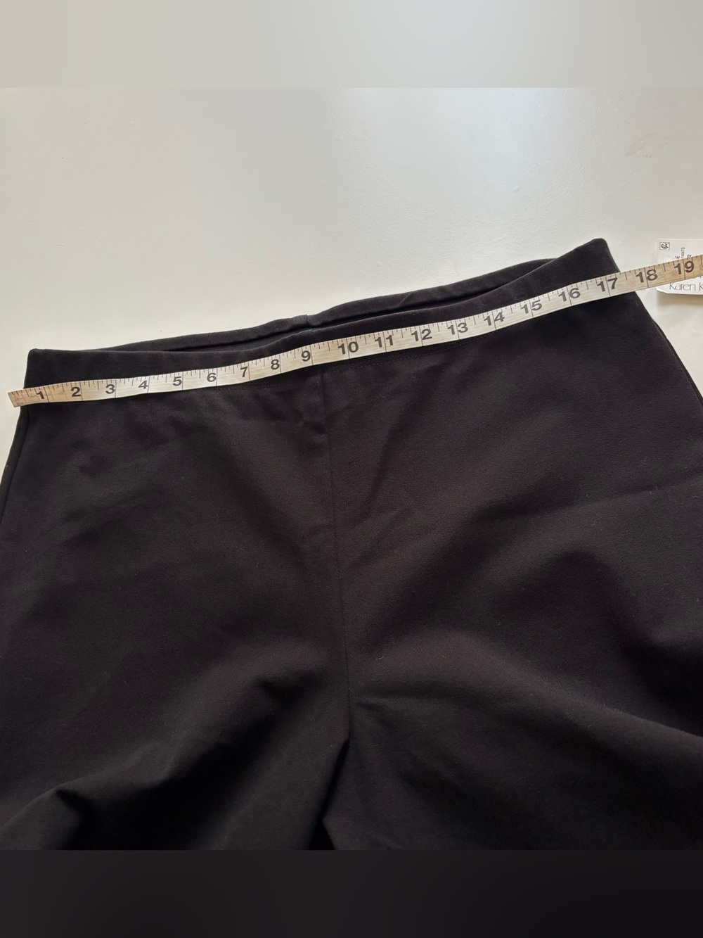 Karen Kane Brooklyn wide leg cropped pants black XL professional staple capsule - Picture 9 of 12